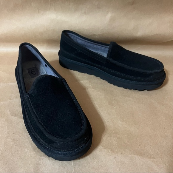 UGG Shoes Ugg Nwot Mens Dex Slipper Suede Sheepskin Lined Loafer